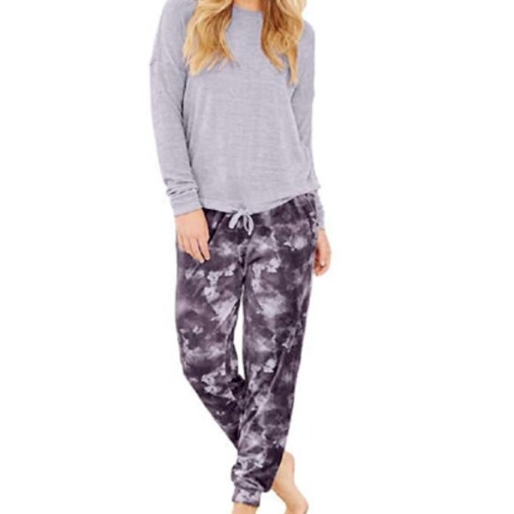 Three Dots Long Sleeve Drawstring Shimmery Loungewear Sweatshirt Top XL - Picture 2 of 8